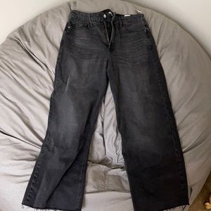 Black wide leg old navy jeans